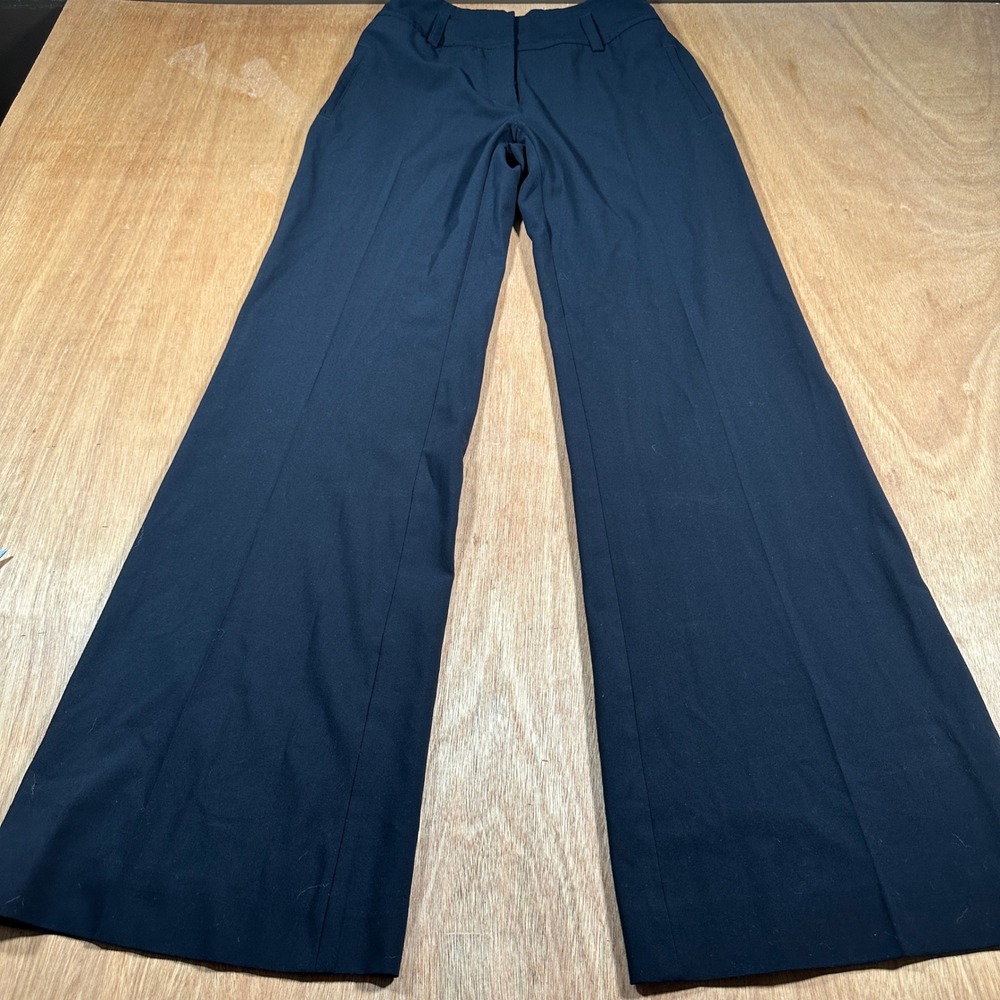 CAbi Black Wide Leg Dress Pants Womens Size 2 Career Stretch